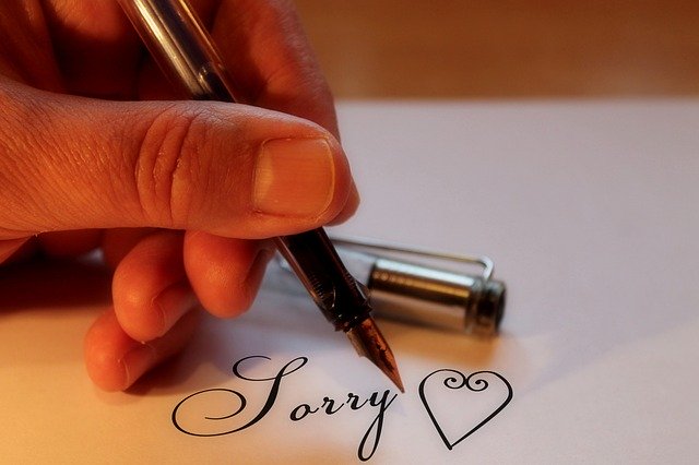 Romantic apology poems